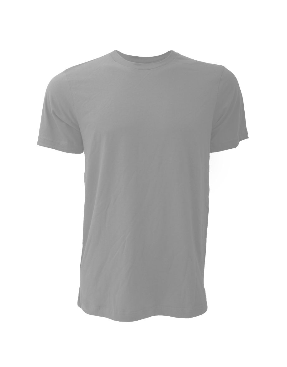 Canvas Unisex Jersey Crew Neck T-Shirt / Mens Short Sleeve T-Shirt - Athletic Heather