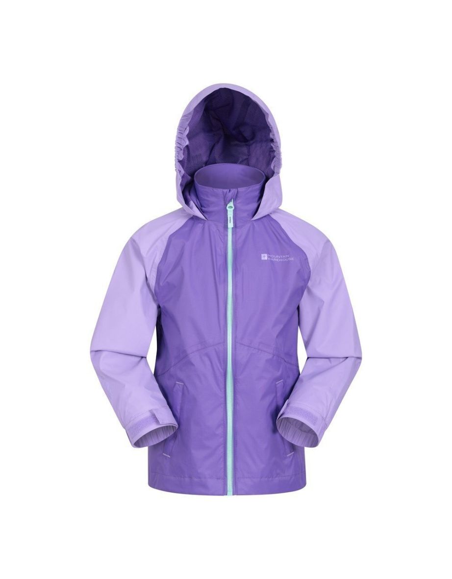 Purple waterproof coat best sale