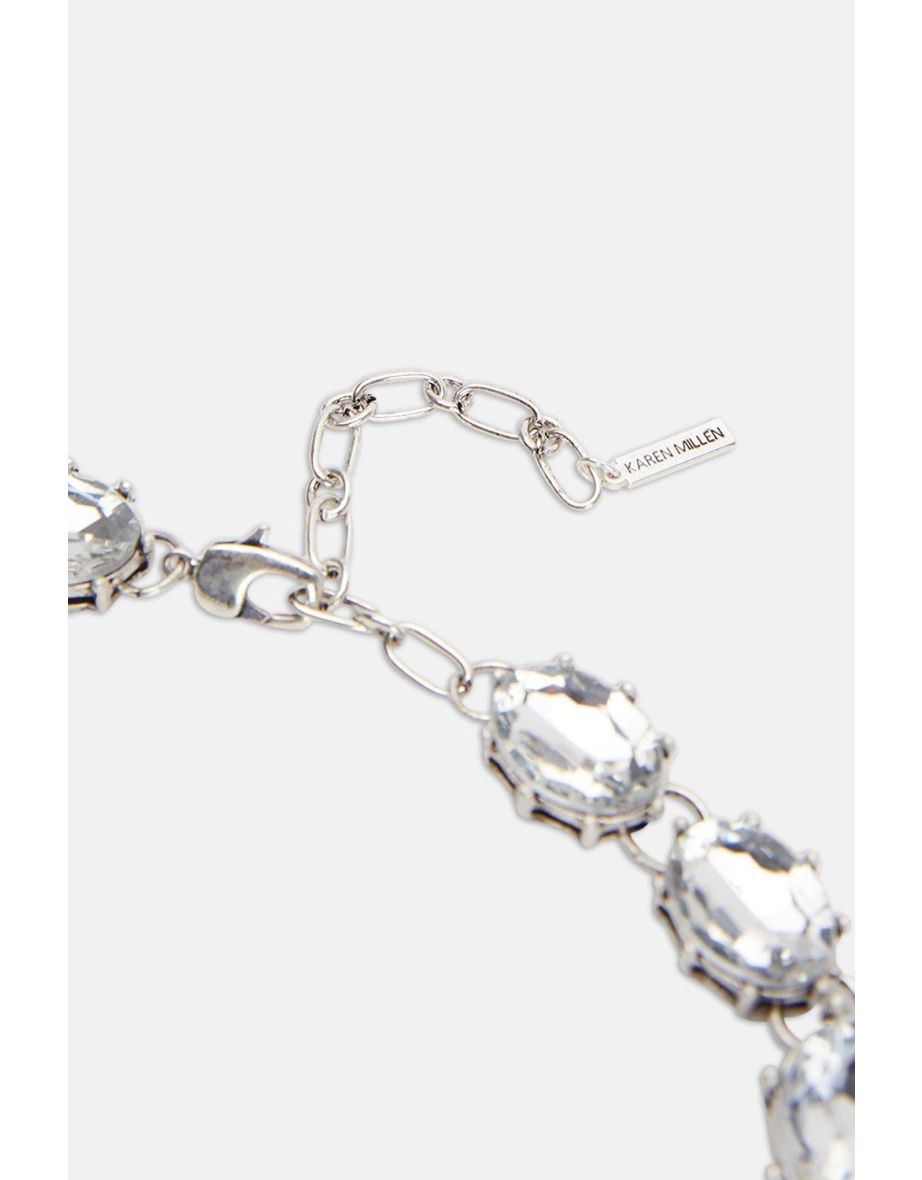 Crystal Detail Scatter Statement Necklace - 3