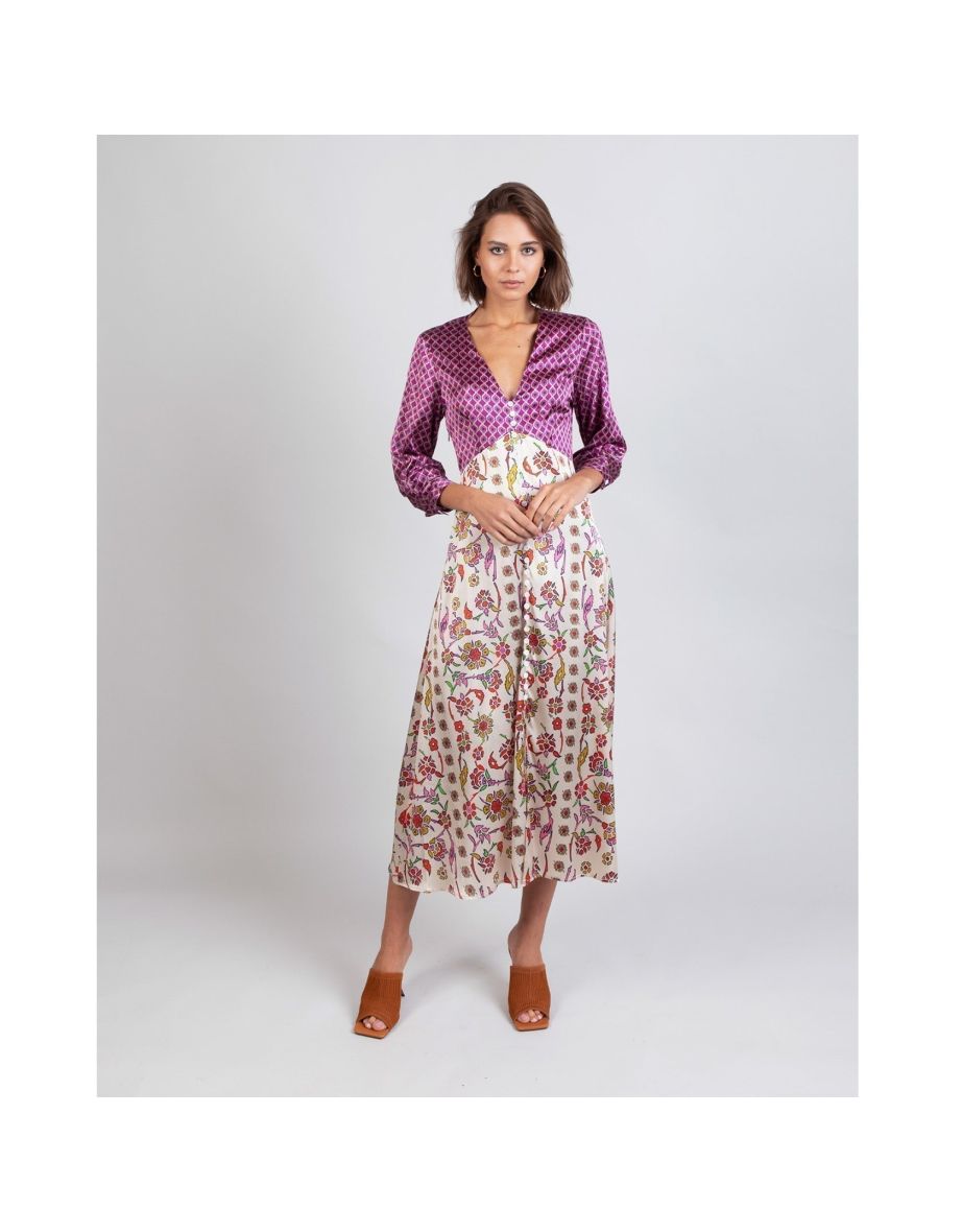 Button Down Tea Dress / "Jessa"