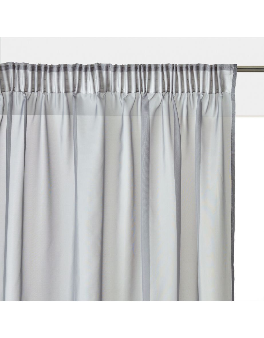 Limpo Single Voile with Gathered Header