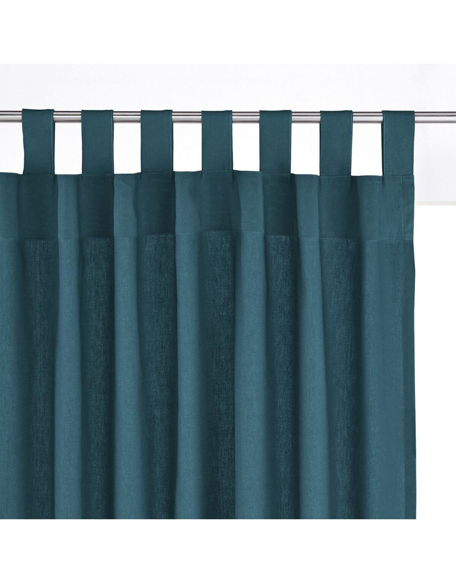 Scenario Cotton Tab Top Single Curtain