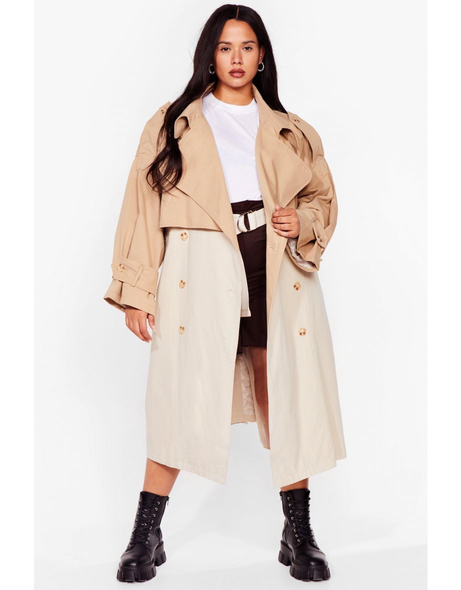 oversized mac trench coat