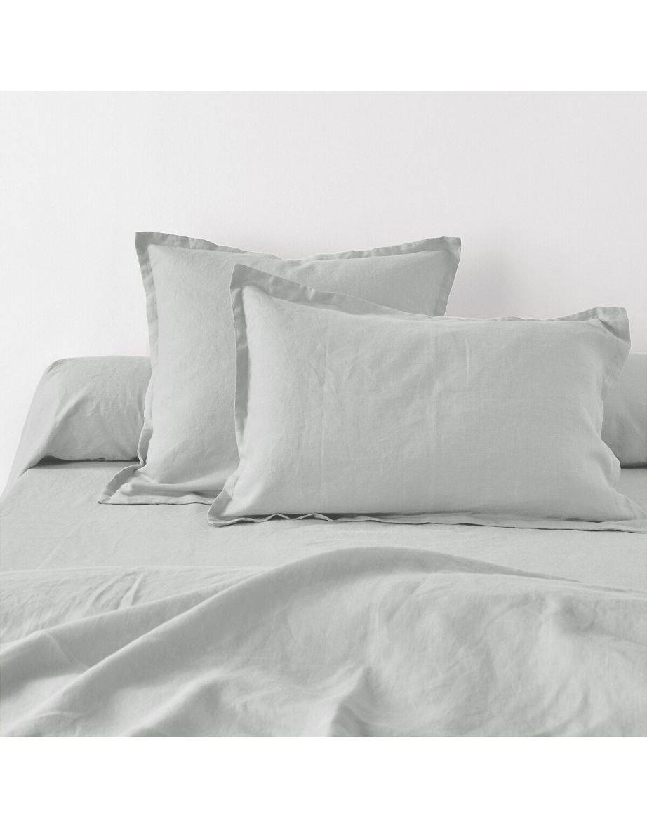 Plain Washed Linen Pillow or Bolster Cover