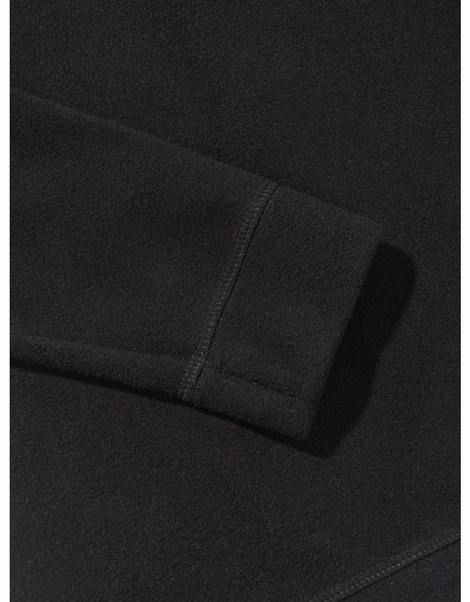 Moncler Enfant Kids Grenoble Half Zip Sweatshirt in Black - 3