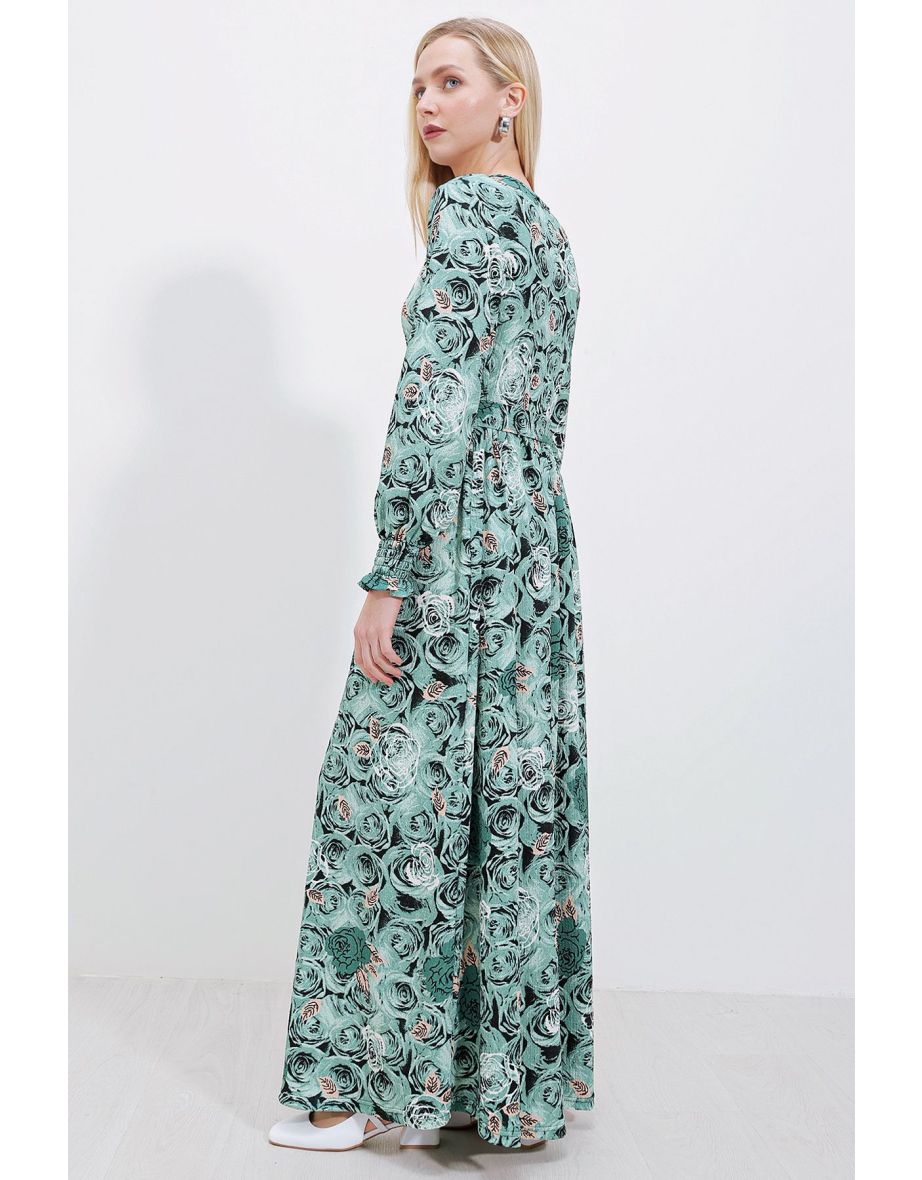Knitted Dress - Mint - 3