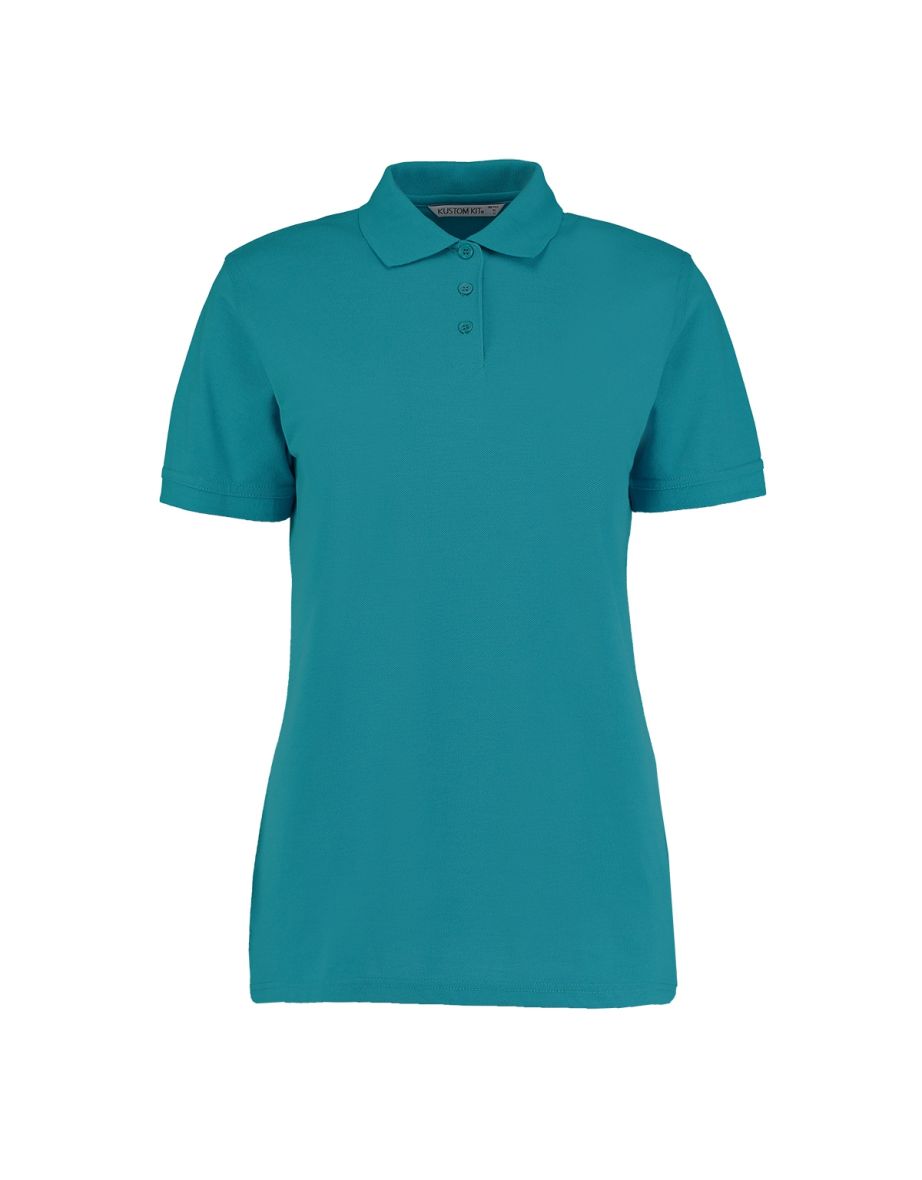 Kustom Kit Ladies Klassic Superwash Short Sleeve Polo Shirt - Jade