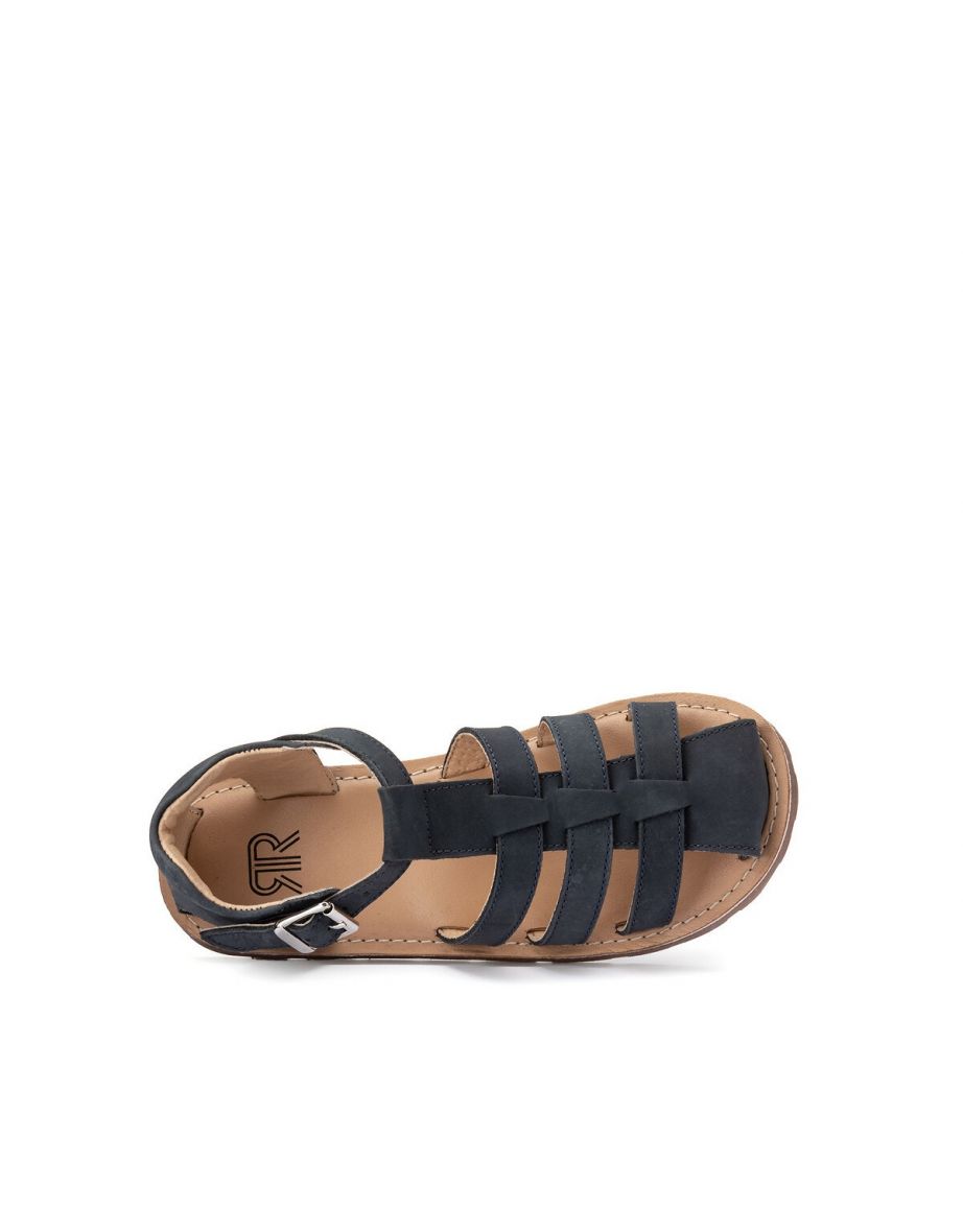 Kids Vegetable Tanned Leather Sandals - 3