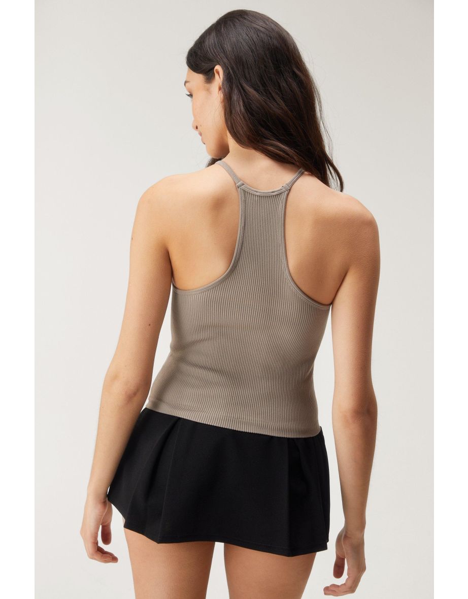 Seamless Short Sleeve Crew Neck Bodysuit - 3