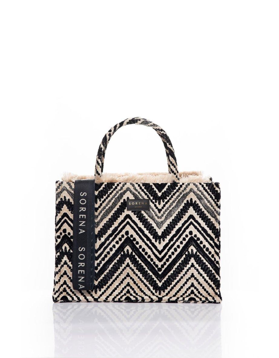 Koufonisi Large Tote Bag Black