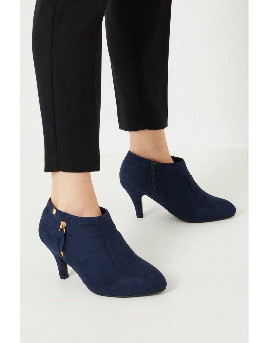 Wallis shop navy boots