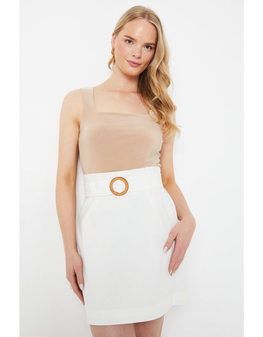Double Layer Square Neck Top
