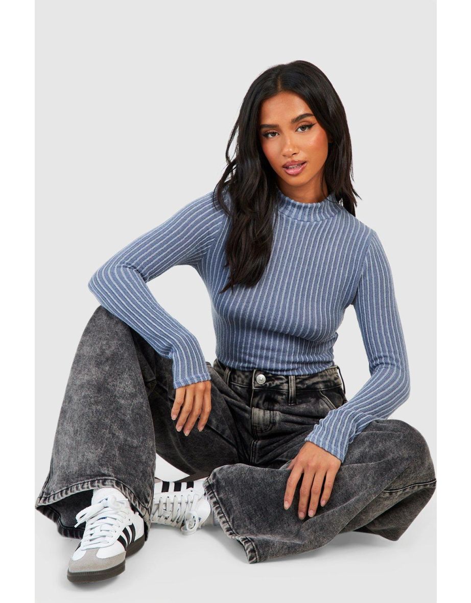 Petite Rib Two Tone Bodysuit