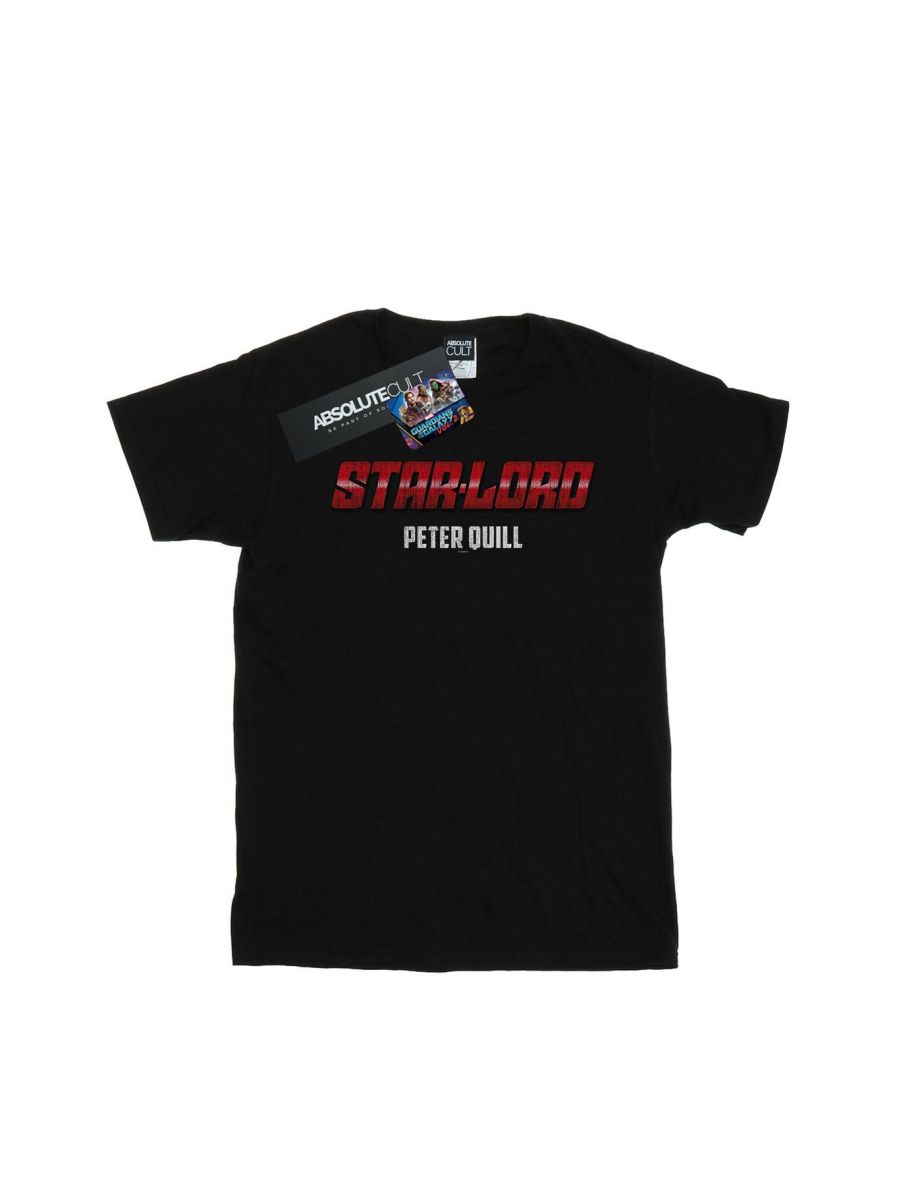 Marvel Boys Star Lord AKA Peter Quill T-Shirt - Black - 1