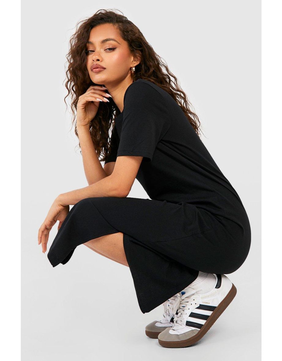 Tight black best sale t shirt dress