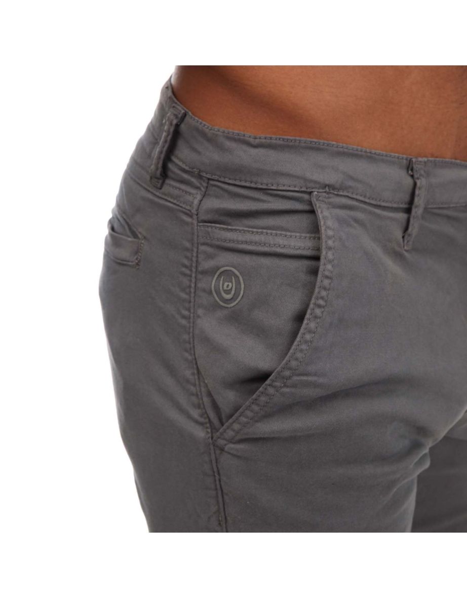 Men's Duck and Cover Moreshore Chino Shorts in Grey - 2