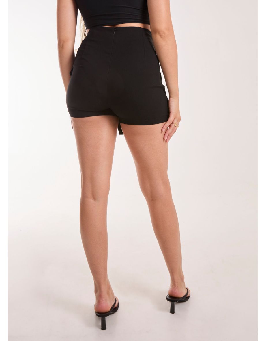 Utility Belt Detail Wrap Skort - 3