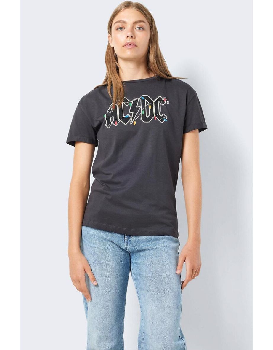 ACDC Cotton T-Shirt with Short Sleeves