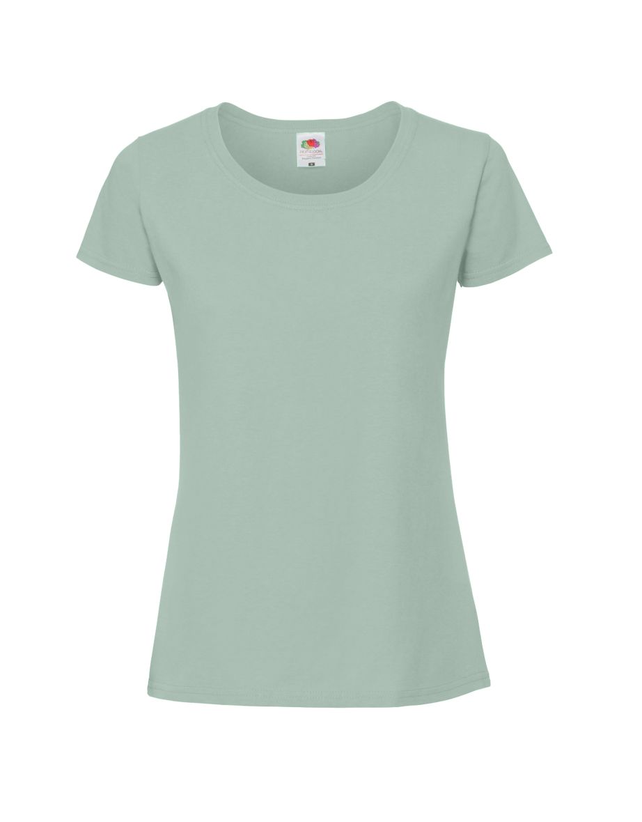 Fruit Of The Loom Womens/Ladies Ringspun Premium T-Shirt - Sage