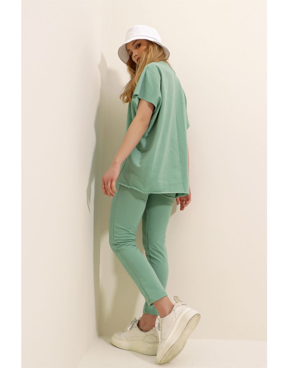 Sweatsuit - Green - Relaxed fit - 3
