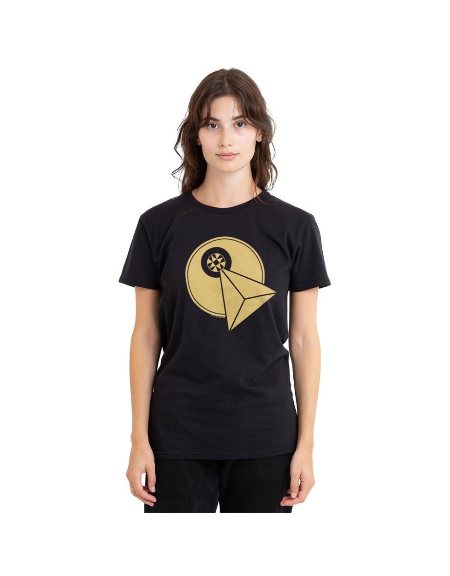 Star Trek Unisex Adult Vulcan Logo T-Shirt - Black