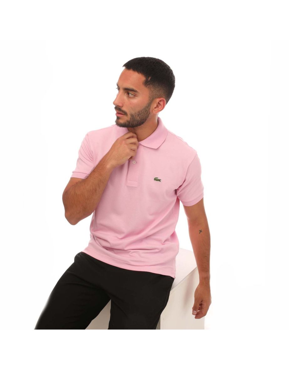 Men's Lacoste Polo Shirt in Pink - 3