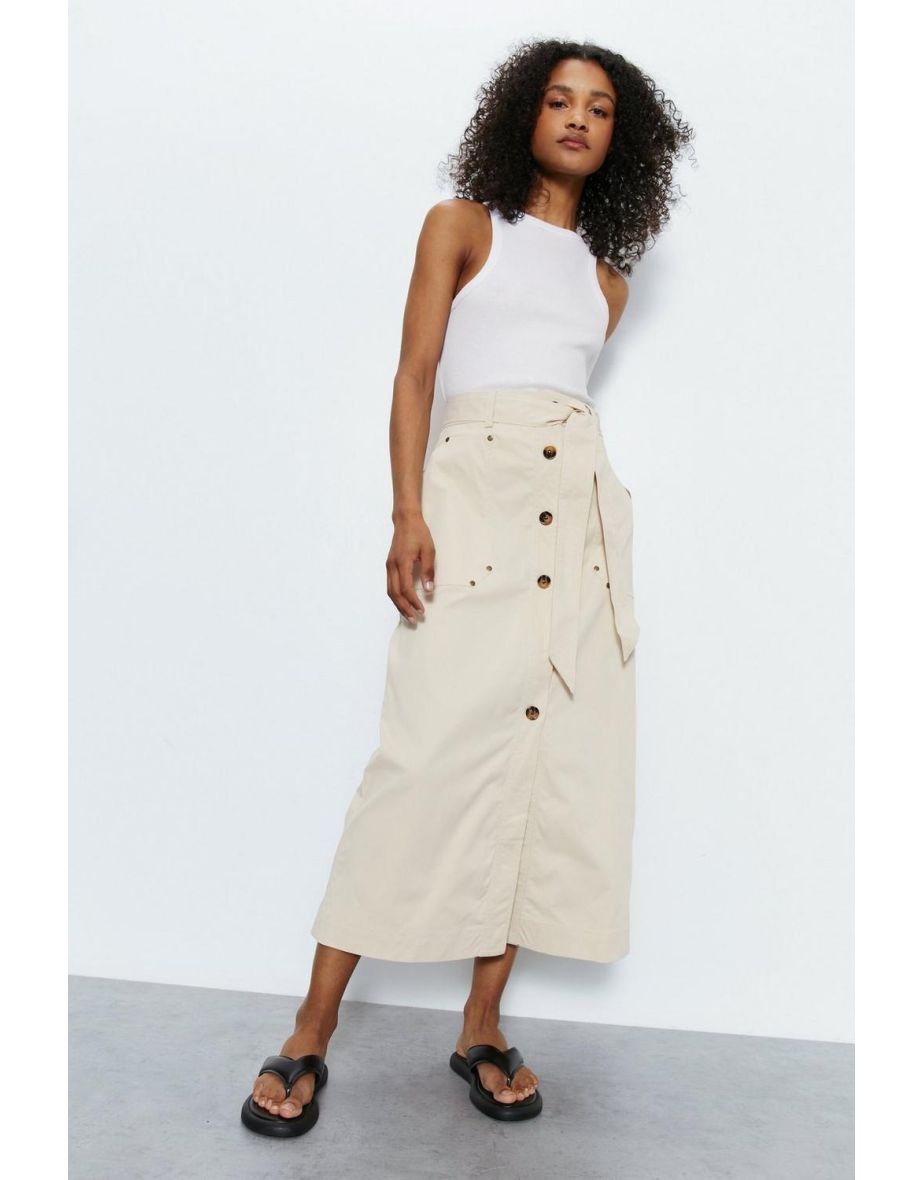 Up shop midi skirt