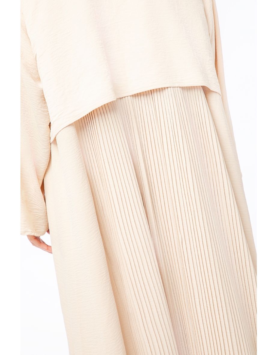 Pleated Women Abaya - 5