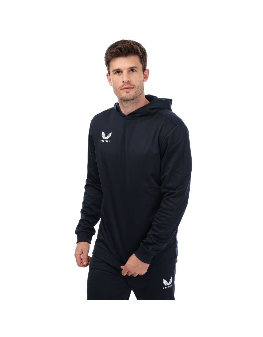 Men's Castore Logo Hoody in Blue