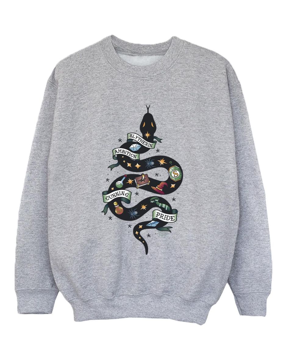 Grey shop slytherin sweatshirt