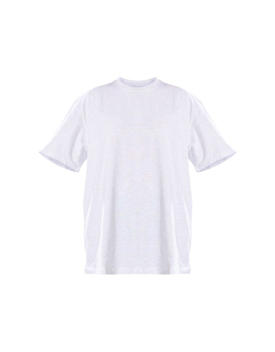 Ash Grey Boxy Oversized T Shirt - 4
