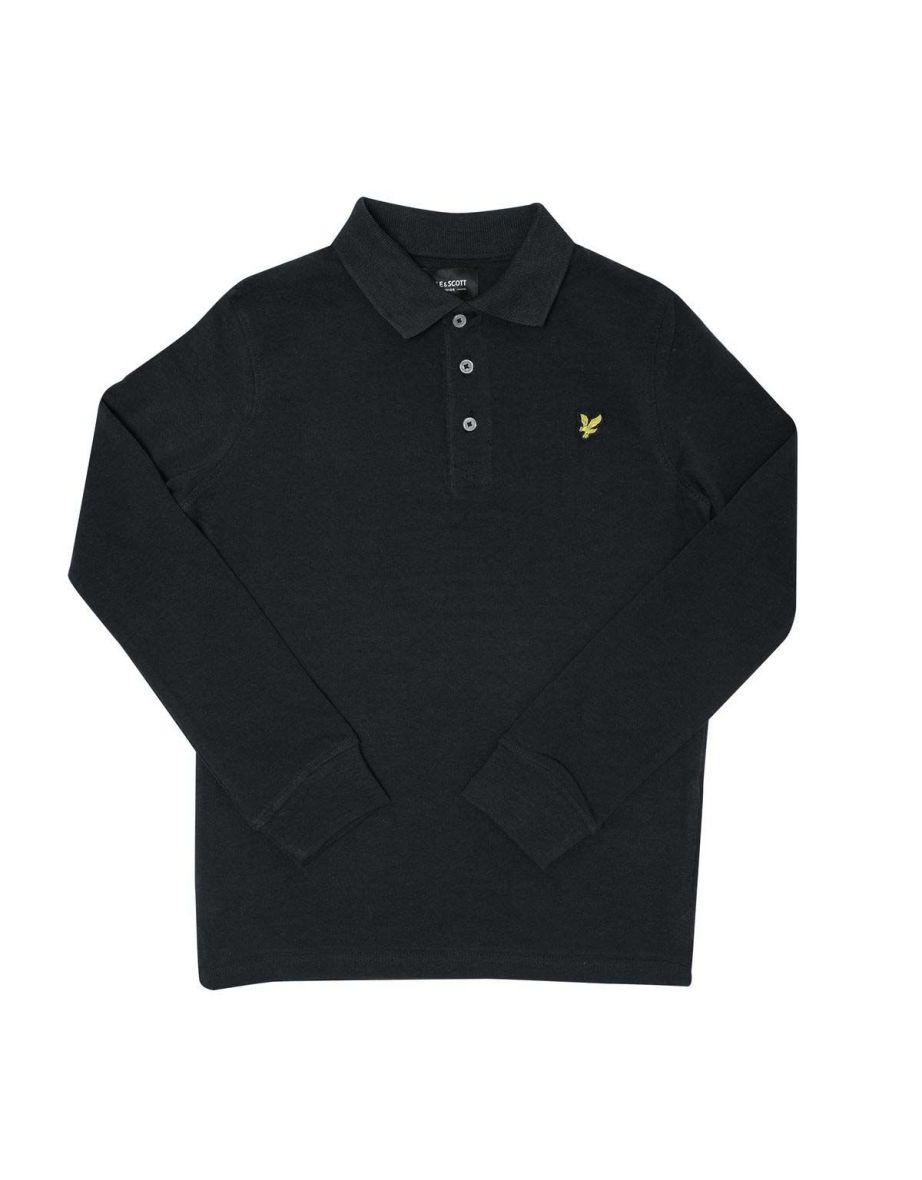 Mens lyle and outlet scott long sleeve polo