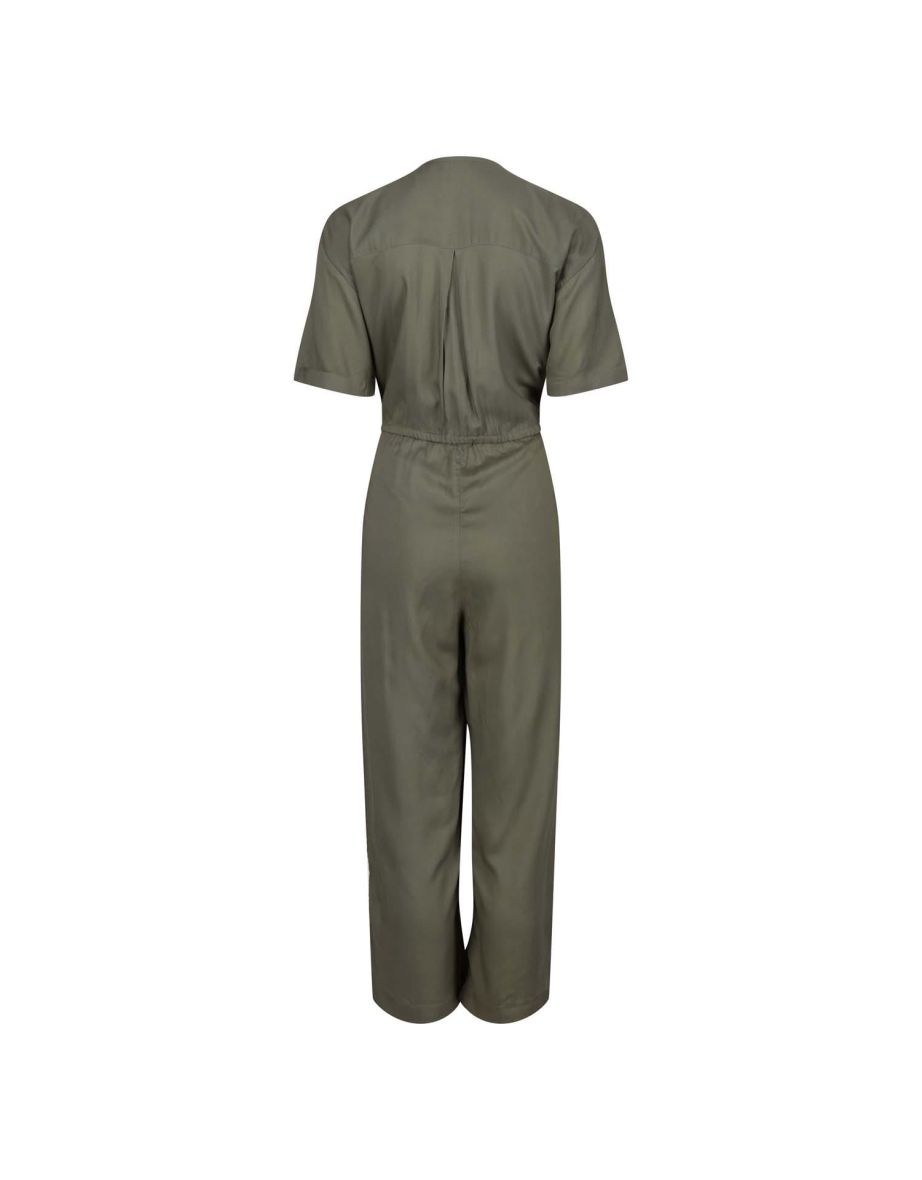 Women's Regatta Streap Lightweight Jumpsuit in Green - 3