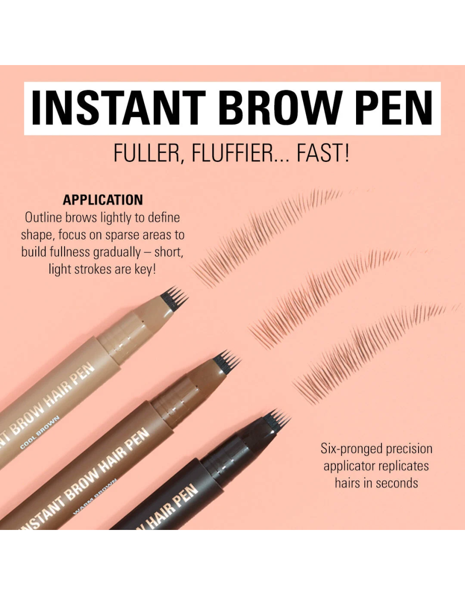 Revolution Instant Brow Hair Pen Cool Brown - 5