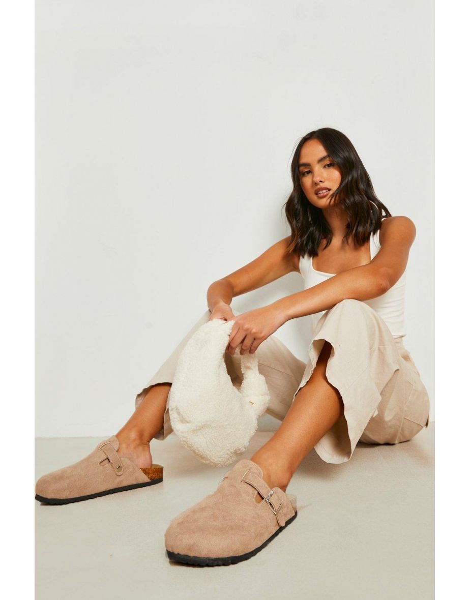 Closed Toe Clog - taupe