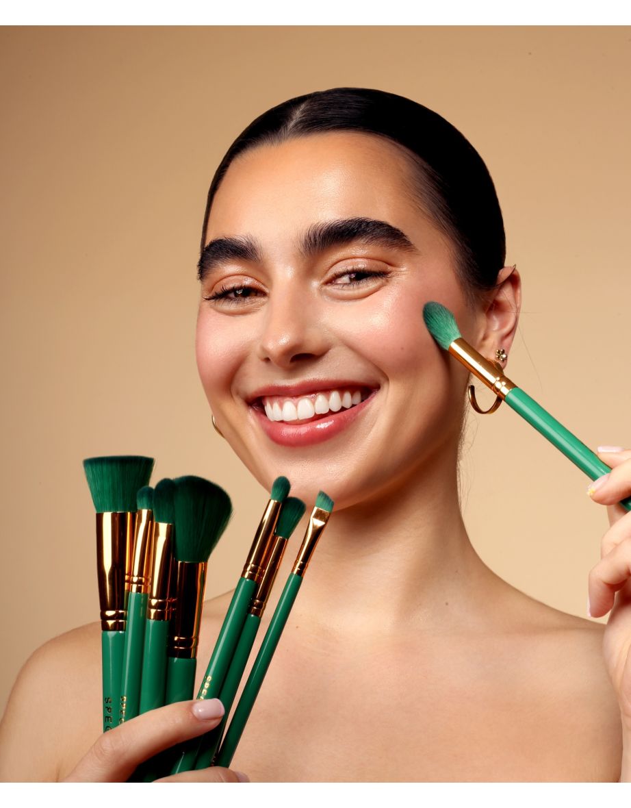 Malachite 10 Piece Brush Set
