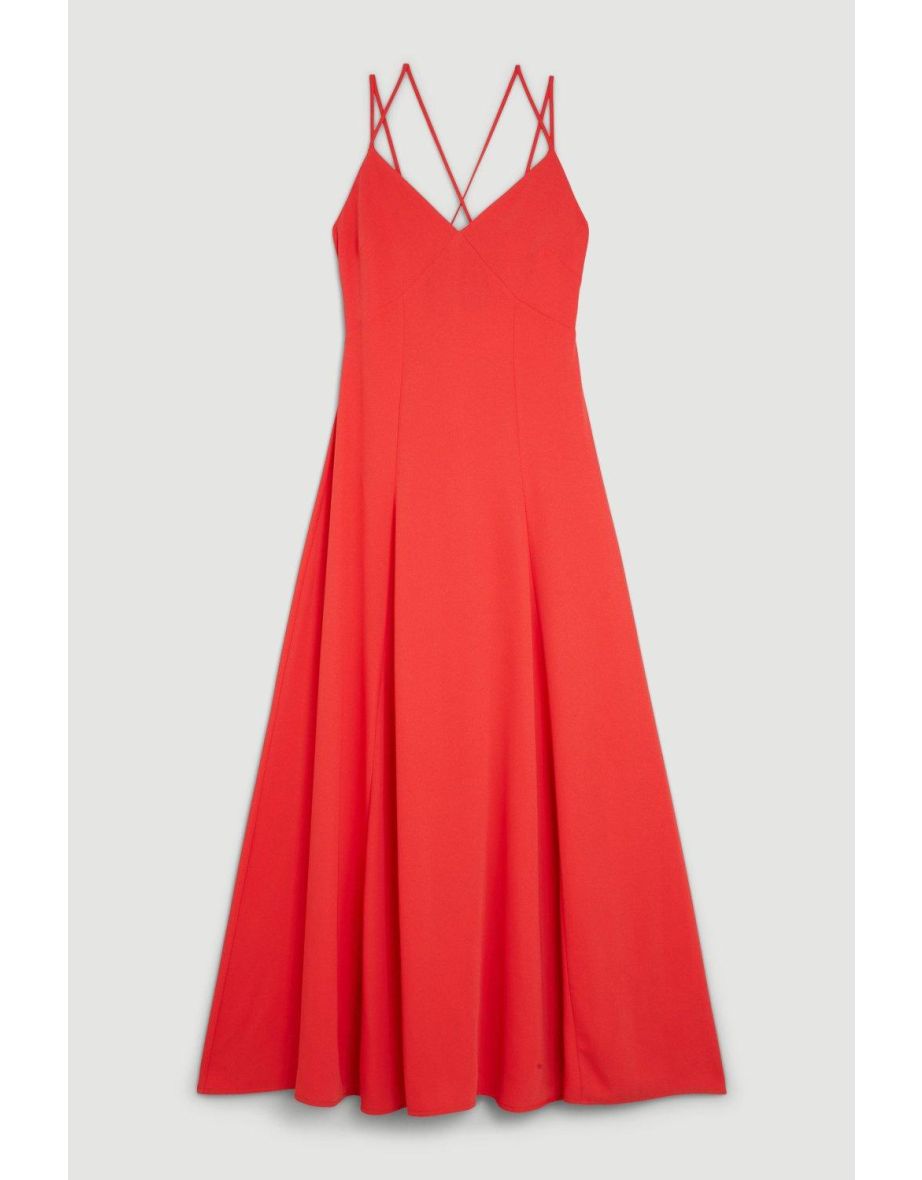 Strappy Woven Maxi Sundress - 3