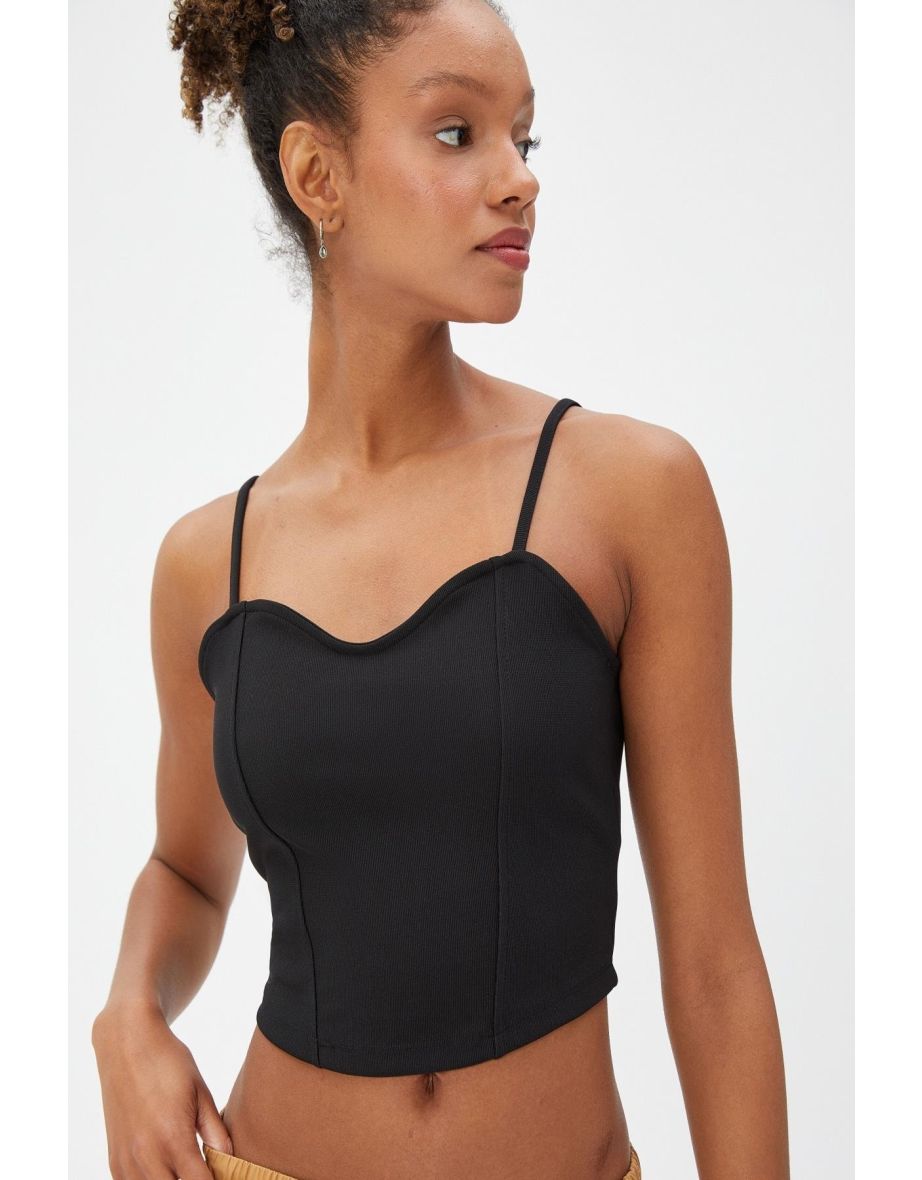 Camisole - Schwarz - Regular fit