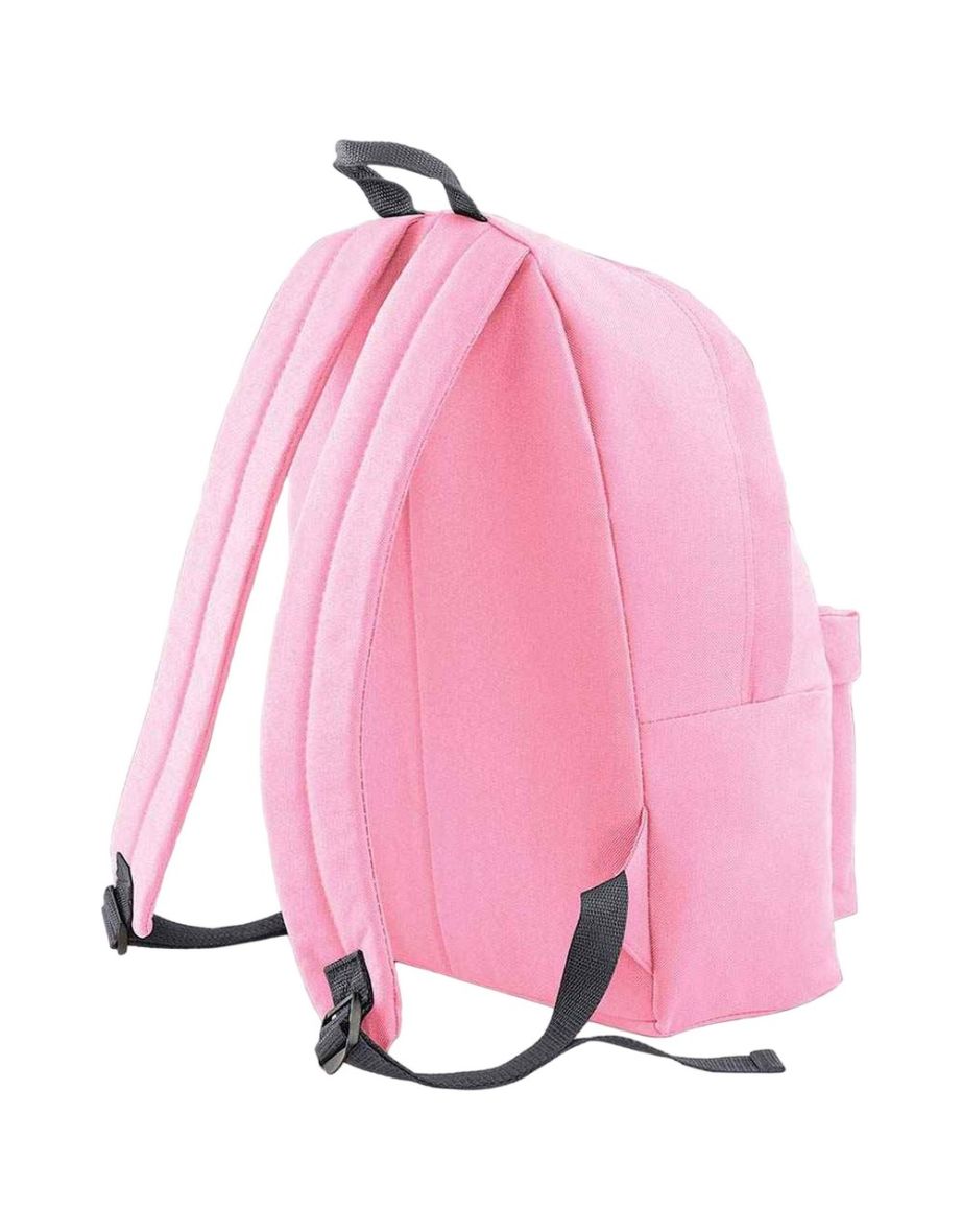 Bagbase Original Plain Backpack - Classic Pink/Graphite Grey - 1