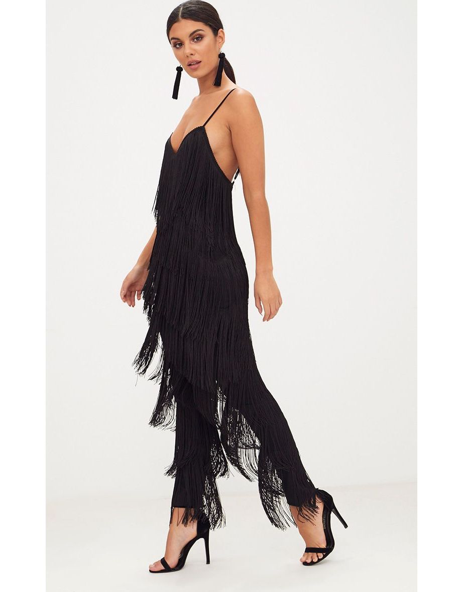 black tassel jumpsuit