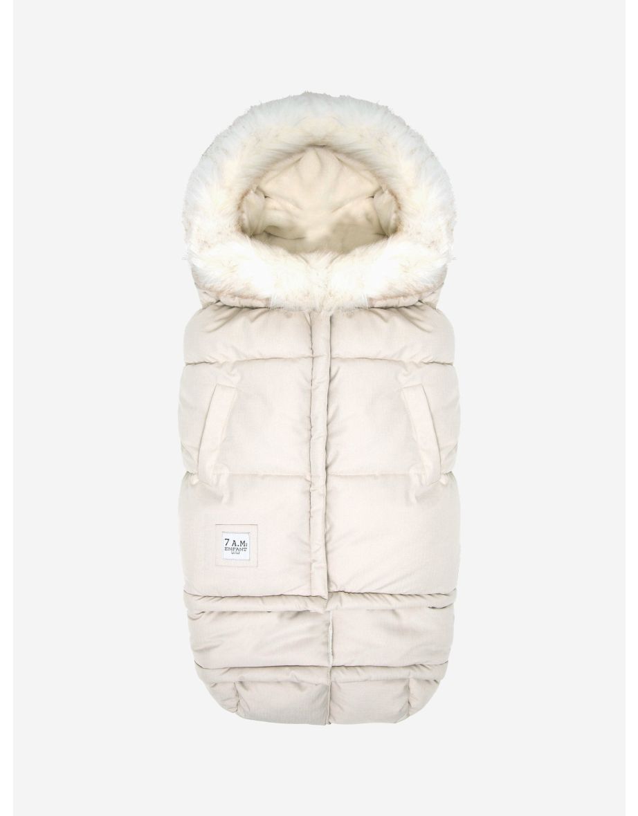 7AM Enfant Baby Blanket 212 Evolution Tundra Nest in Ivory