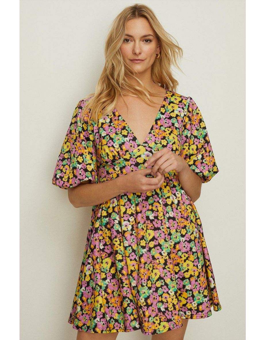 Oasis ditsy 2025 floral skater dress