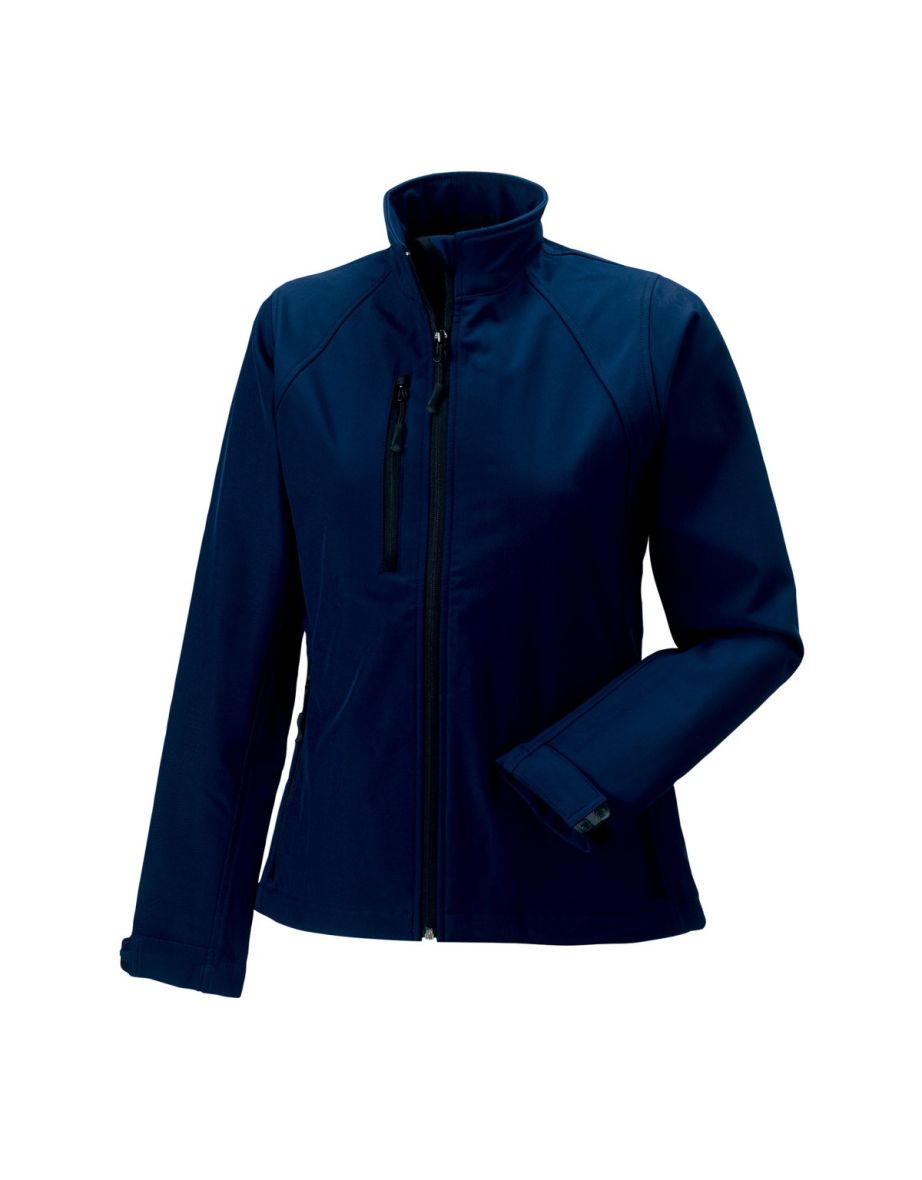 Jerzees Colours Ladies Water Resistant & Windproof Soft Shell Jacket - French Navy