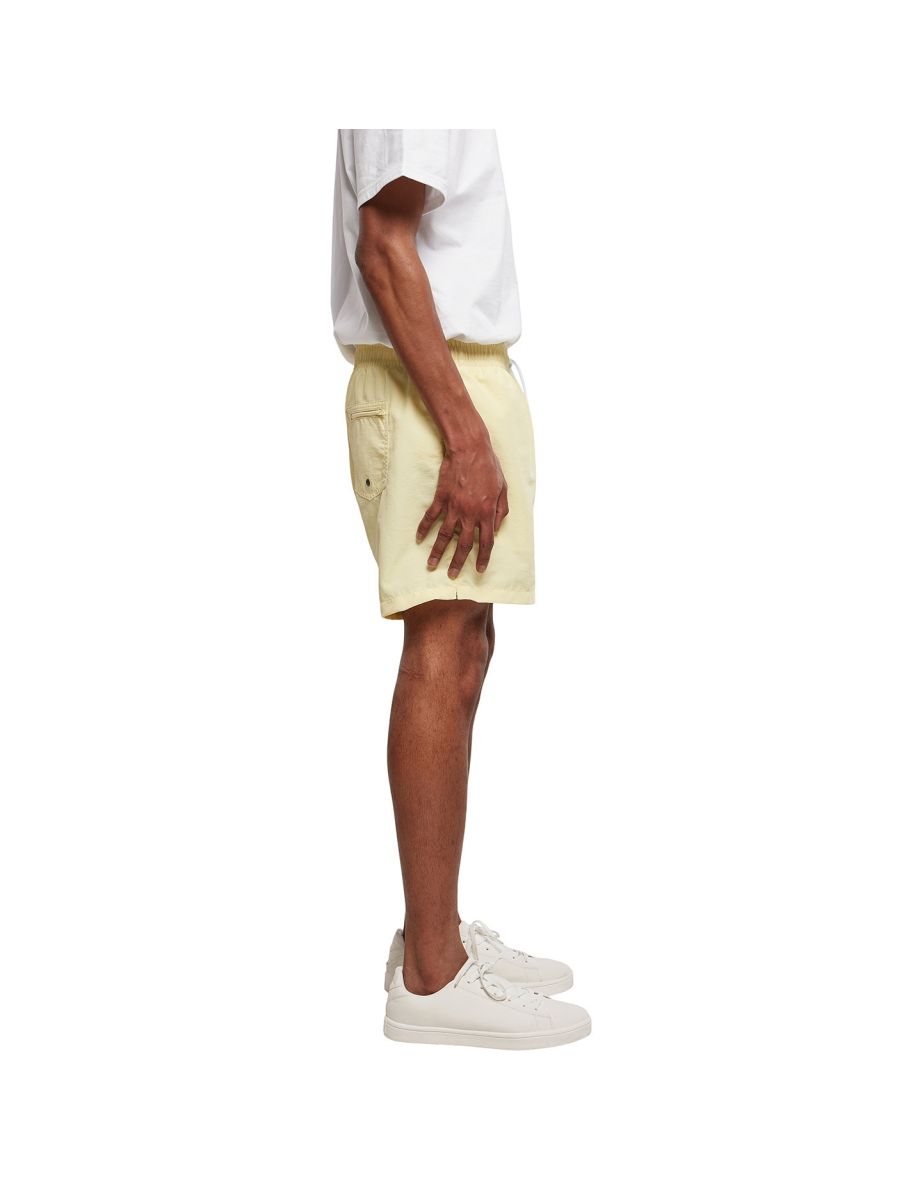 Mens Swim Shorts - Light Yellow - 3