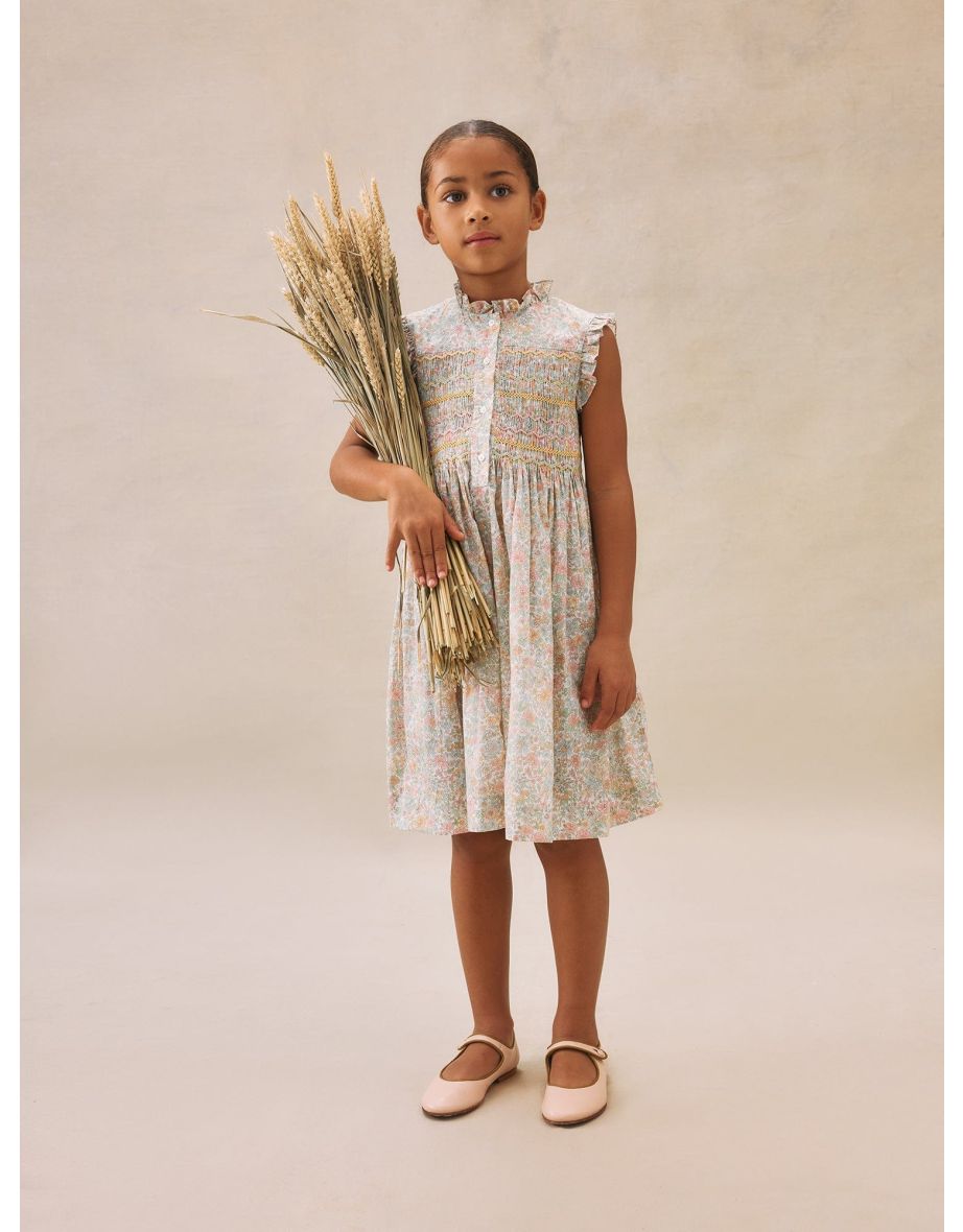 Girls Floral Fabiola Dress in Multicolour