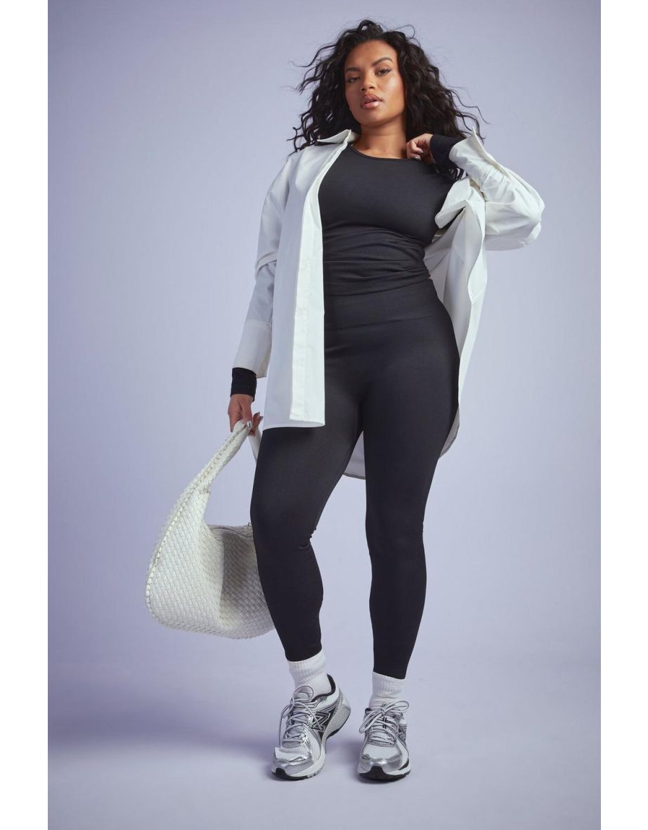 Plus Seamless Rib Legging