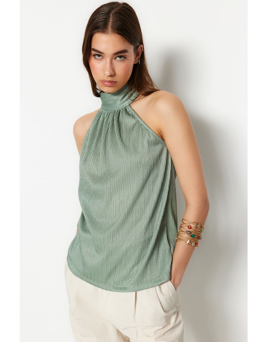Blouse - Green - Regular fit