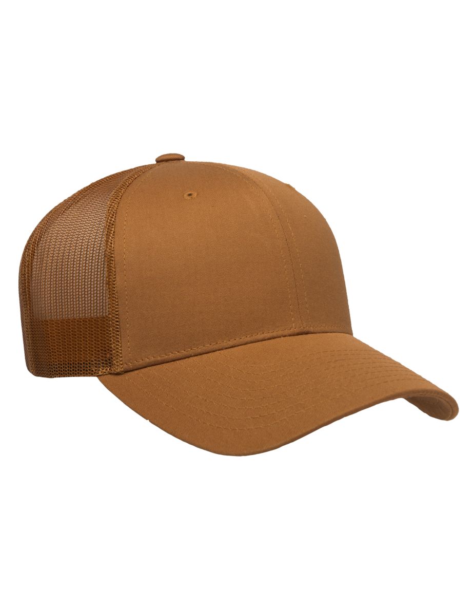 Yupoong Flexfit Retro Snapback Trucker Cap - Caramel - 3