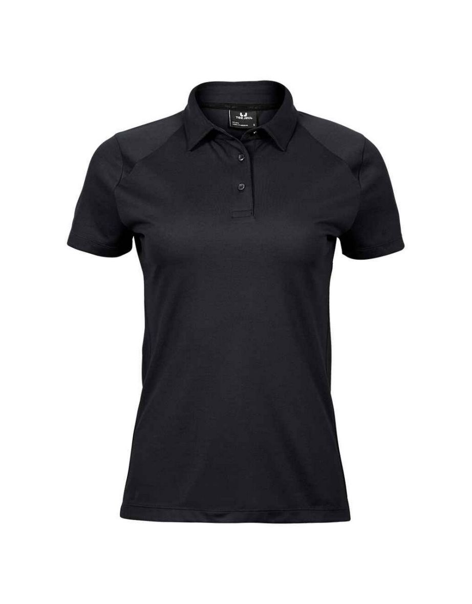 Black polo shop tee ladies