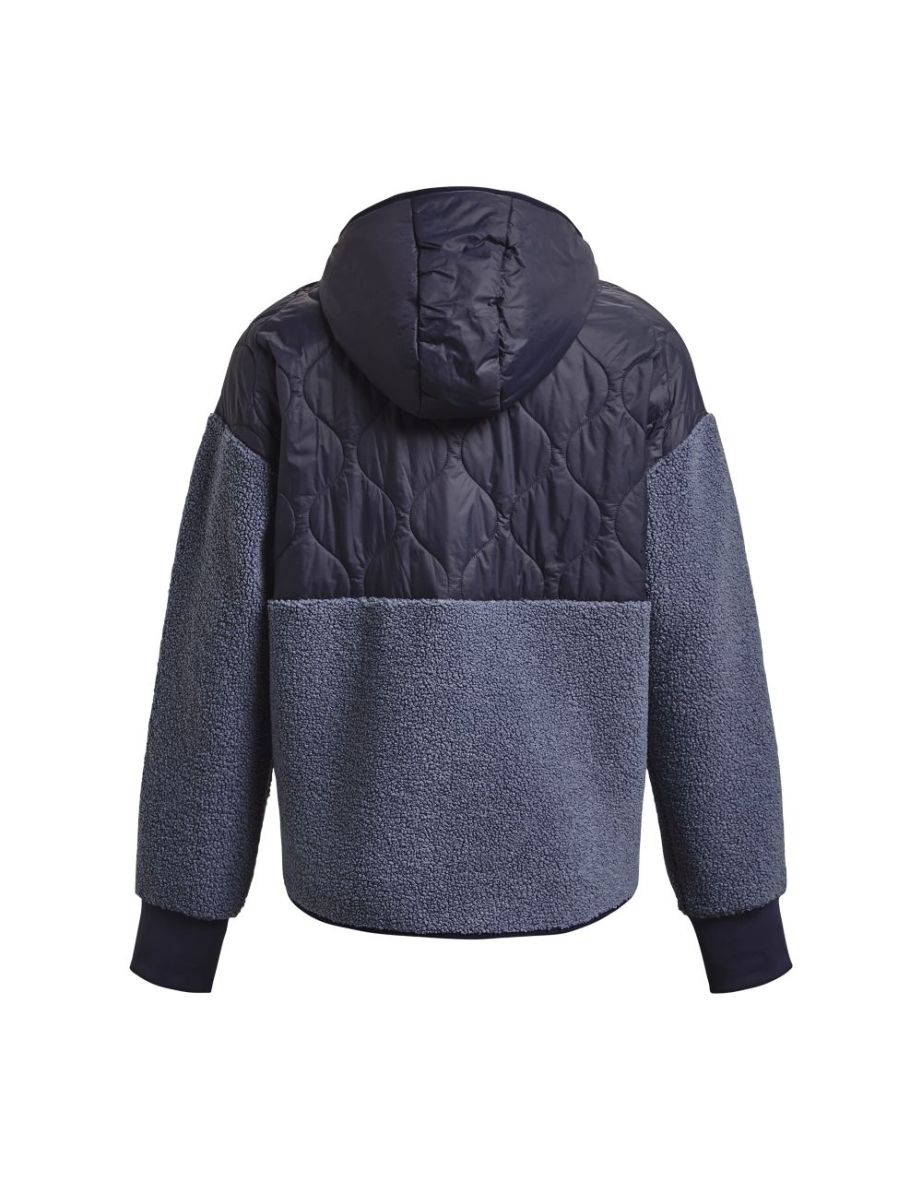 Women's Under Armour UA Mission Insulate Jacket in Grey - 1